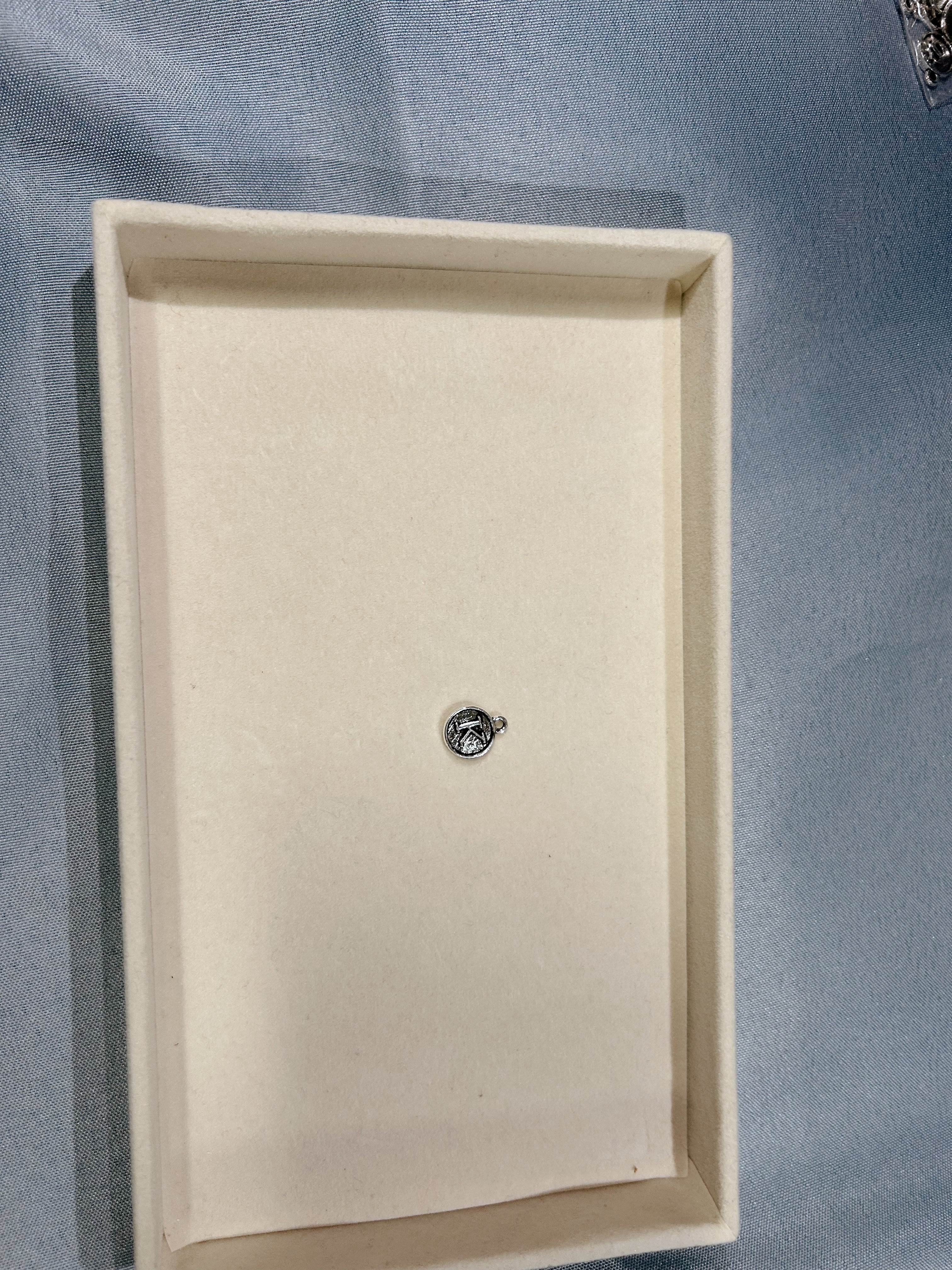 Silver Letter Charms