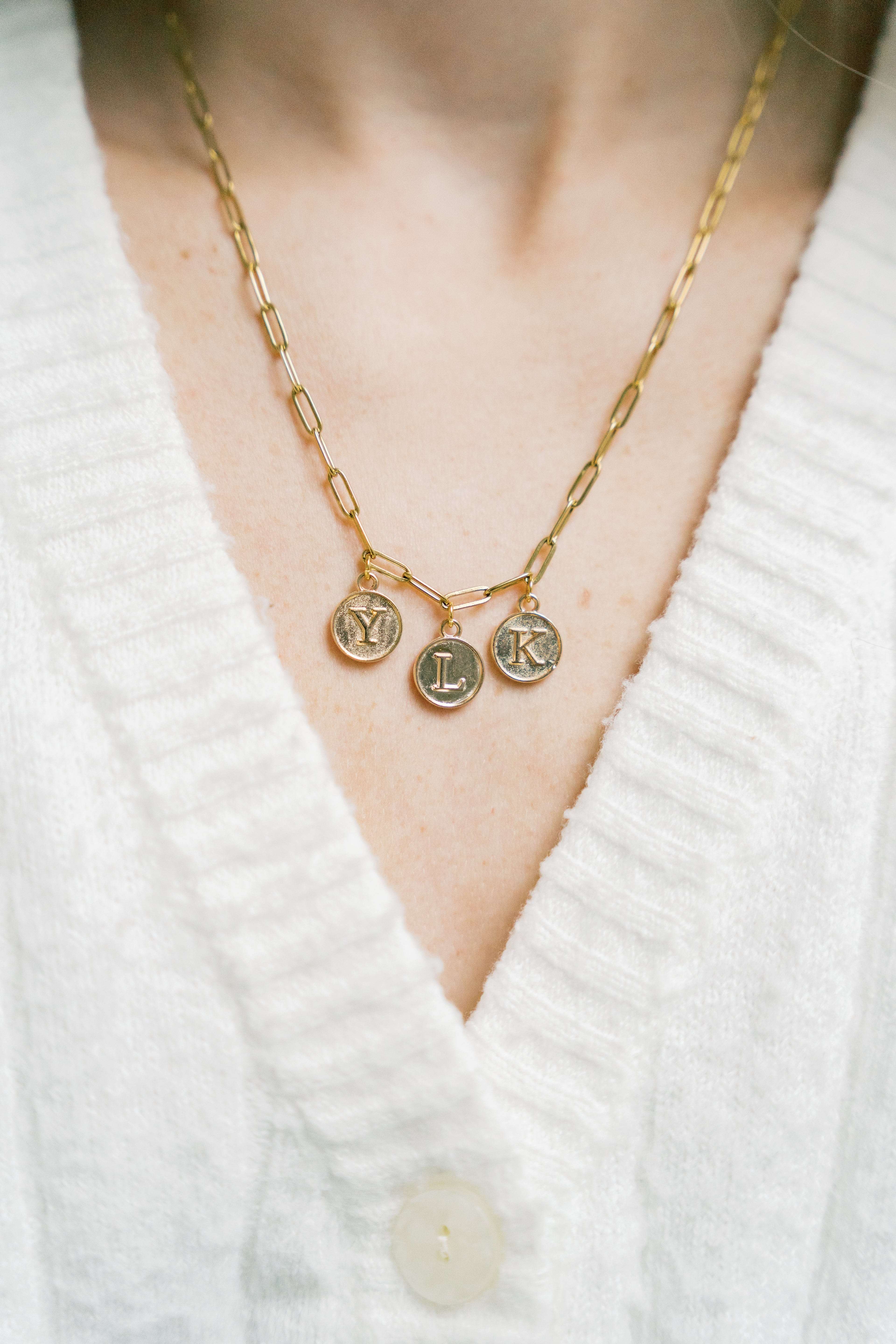 Gold Paper Clip Chain (Women)